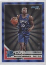 2019-20 Donruss Rated Rookie Press Proof Blue Laser 47/49 Mfiondu Kabengele md3