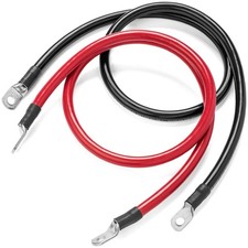 Spartan Power Battery Cable 1 Foot or 12 Inch 2 Gauge 1-FT, 2 AWG-SET-5/16"