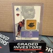 Allan Houston 2000-01 SP Game Floor Authentic #AH New York Knicks