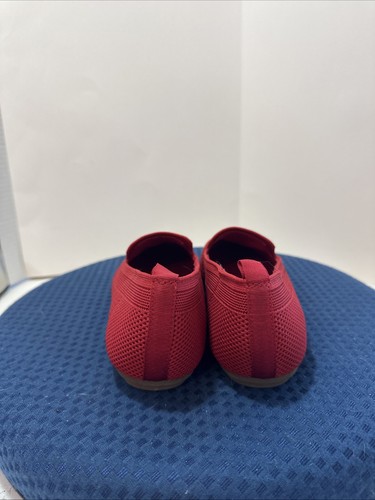 Bandolino Womans Loafer 7 1/2M Red Flat Classic Office Wear Momcore Grandmacore - Picture 4 of 13