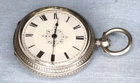 antique small Hallmarked silver pocket watch London 1880 lovely condition