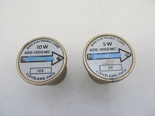 Lot of 2 Bird 43 Thruline WattMeter Element 10W 10E  5W 5E 400-1000MHz