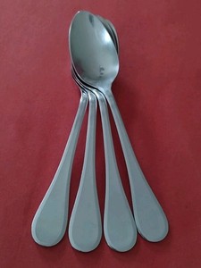 4 Williams-Sonoma MORGAN 18/10  Stainless TEASPOONS 7 1/2" France Free Shipping
