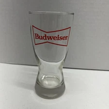 BUDWEISER HEAVY BOTTOM 5.5" DRINKING GLASS