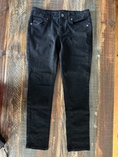 Sonoma Women  s 2 Short Stretch Black Skinny Mid Rise Jeans  SKU 0643