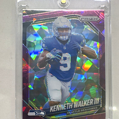Panini 2025 Prizm Kenneth Walker III #272 Purple Ice Prizm /225 Seahawks