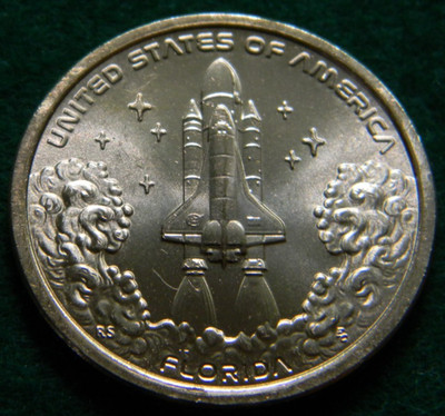 2025-D FLORIDA SPACE SHUTTLE PROGRAM INNOVATION US $1 DOLLAR 2025D UNC