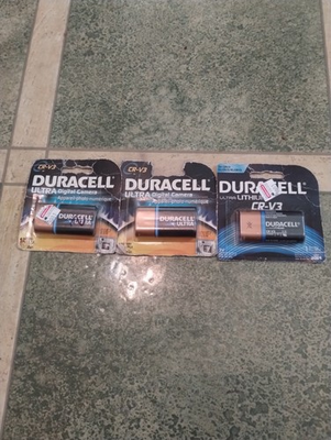 #ad 3x Duracell CR V3 Lithium 3V Digital Camera Battery $26.53