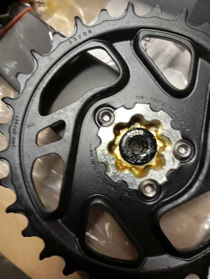 Guarnitura SRAM Descendant Carbon Pedivelle 175mm Perno Dub - Imagen 3 de 4