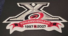 Carolina Hurricanes 10th Anniversary Hockey Patch National Emblem
