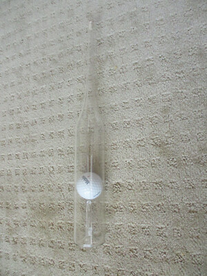 15'' Blown Glass Medalist Golf Ball in a Bottle *