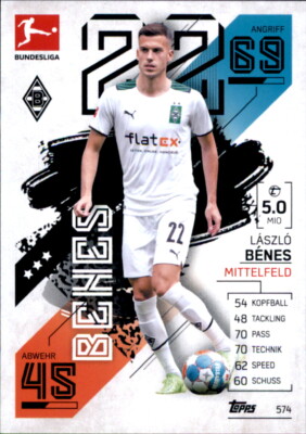 Match Attax EXTRA 2021/2022  Nr.574 - LASZLO Benes