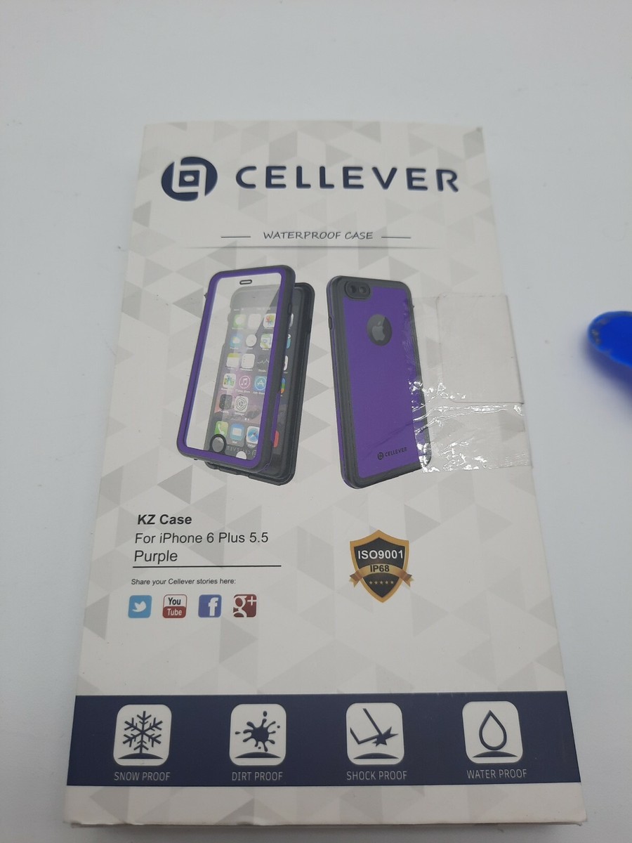 CellEver iPhone plus Case Waterproof Shockproof purple