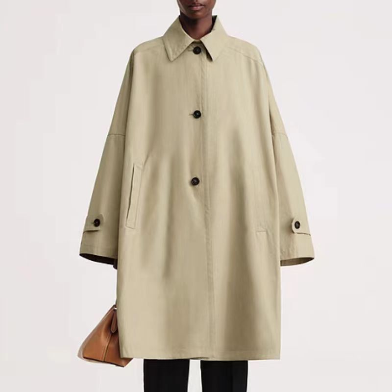 Toteme Women Cotton Detachable Lining Mid-length A-line Toteme Women Cotton Detachable Lining Mid-length A-line
