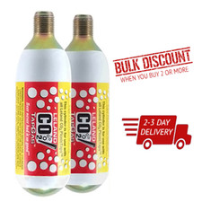  LELAND CO2 TAPGAS (2 X 74 GRAM CYLINDERS) mr. fizz picnic tap chargers picnicta