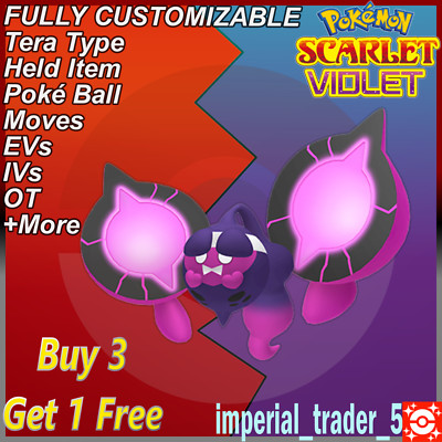 Pokémon Scarlet and Violet Pecharunt W/ Best 6IV Customizable