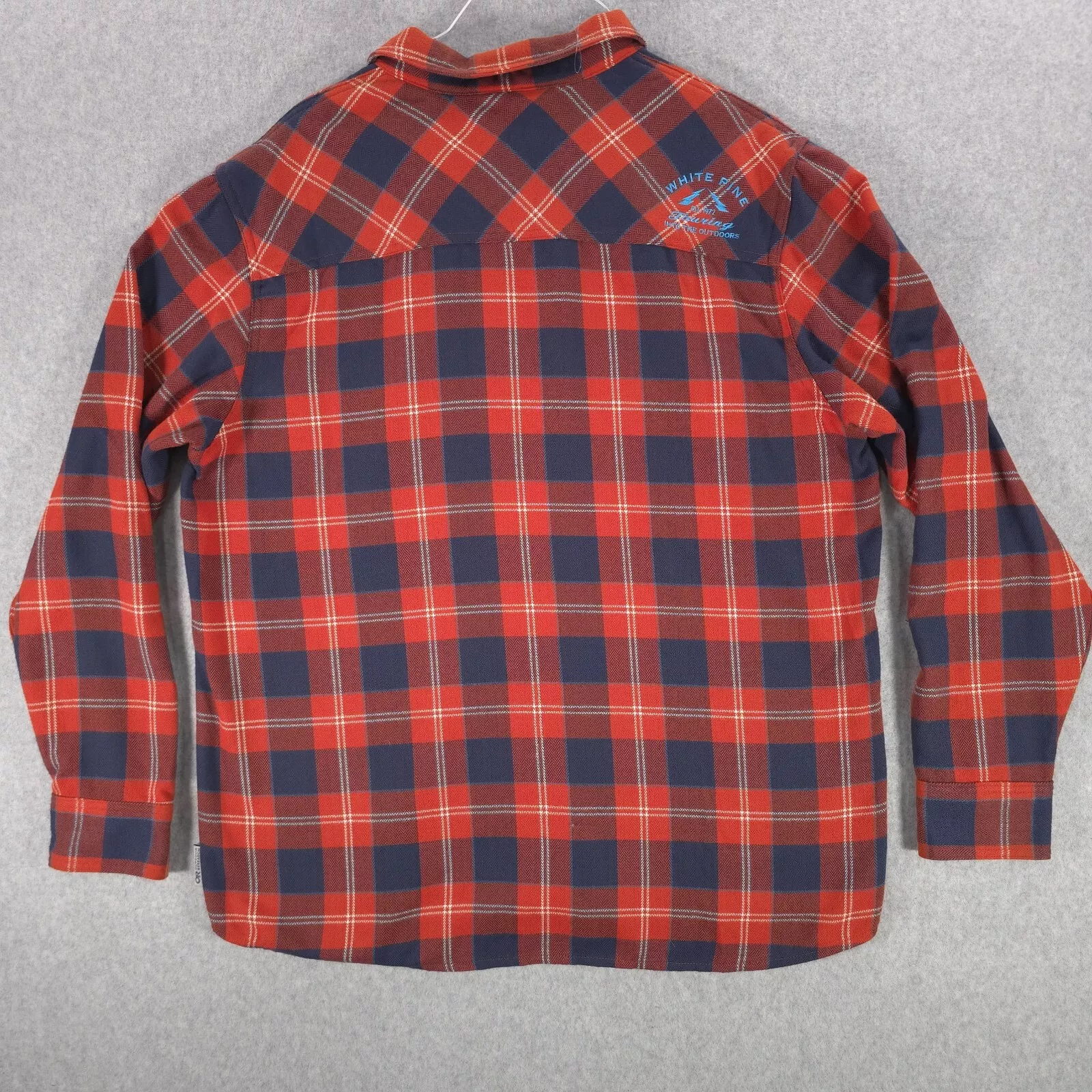 outdoor-research feedback flannel twill plaid casual shirt