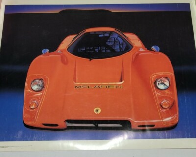 Vintage 1908's M6 GT McClaren Poster By Christopher Cross