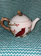 Harry and David Teapot 2013 Cardinal Holiday