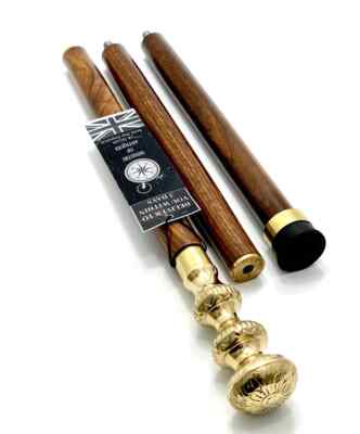 walking stick Solid Silver Brass Nautical Antique Vintage Designer Brass Gift