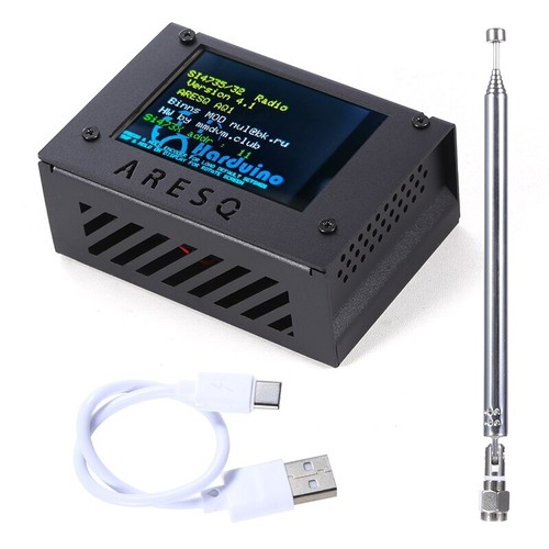 Mini receptor de radio de banda completa Si4732 FM LW MW SW-SSB con pantalla táctil de 2,8" - Imagen 4 de 6