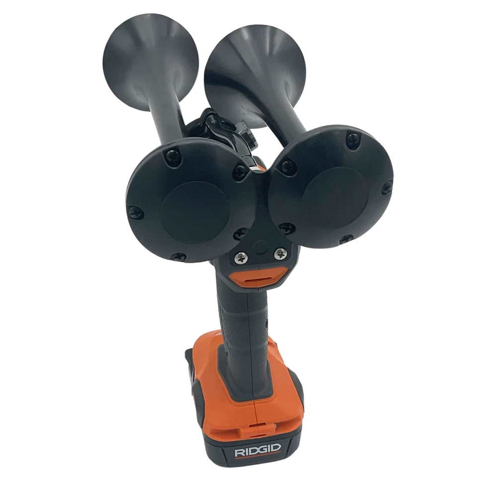 For Ridgid 18V  Drill impact Train Air Horn Dual 2 Black Air Trumpets Loud - Image 2 of 4