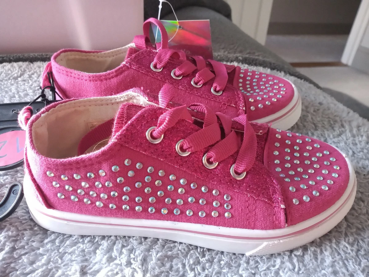 Pink store sequin trainers