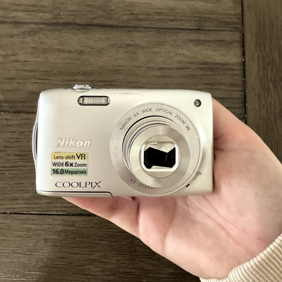 Nikon COOLPIX S3300 16.0 MP Digital Camera , Silver - For Nikon COOLPIX S3300 16.0 MP Digital Camera , Silver - For