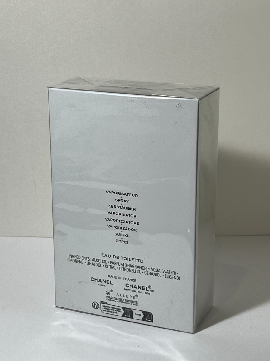 CHANEL ALLURE HOMME SPORT Cologne 3.4oz / 100ml EDT Spray | eBay