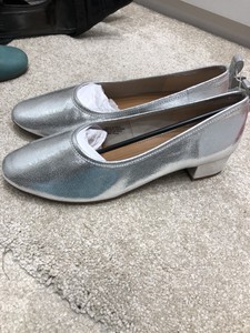 h and m silver shoes