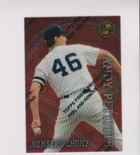 1996 Topps Stadium Club Chrome Member's Choice #50 Andy Pettitte card