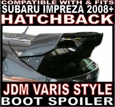 V-Style WRC Heck Kofferraum Spoiler JDM 4 Stück für Subaru Impreza 2008+ GRB Schrägheck
