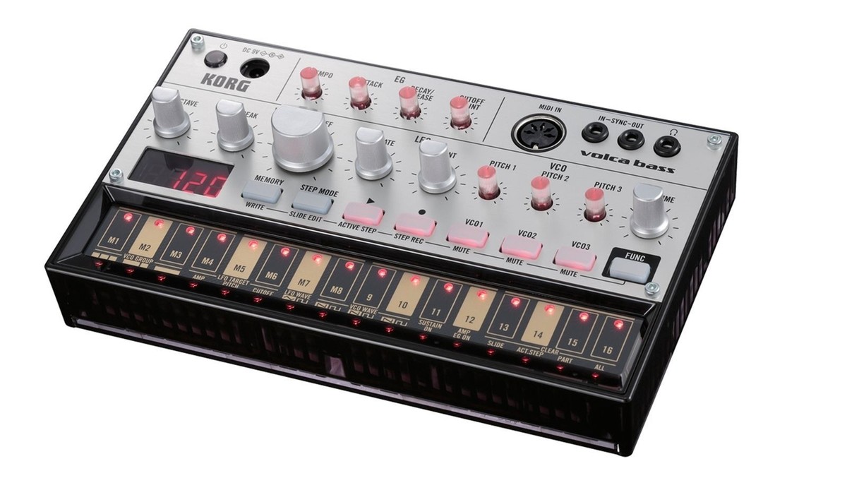 NEW KORG Volca Bass Sequencer Built-in Analog-Bass-Synthesizer