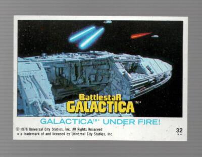 1978 Topps Battlestar Galactica Galactica Under Fire! #32 Excellent