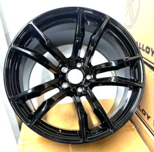20"unbranded black 2 alloy wheels fits bmw x7/x8/x5/x6 wider rear + tyres