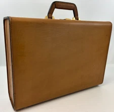 Vintage Leather KORCHMAR Professional Business Attorney Travel Briefcase Mens