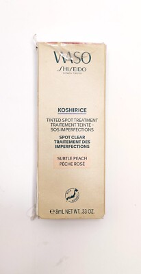 Shiseido Waso Koshirice Tinted Spot Treatment Subtle Peach .33oz/8ml NEW IN BOX