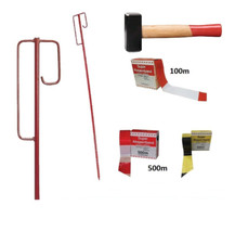 Absperrleinenhalter Leinenhalter Laterneneisen Absperrhalter - Zubehör optional