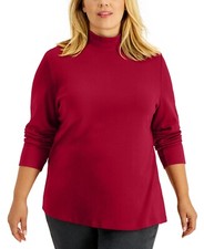 Karen Scott Plus Size Mock-Neck Top 2X