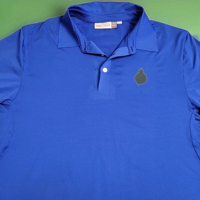 KJUS Polo Shirt Mens XL/54 Blue Royal Portrush Stretch UPF Superload Performance