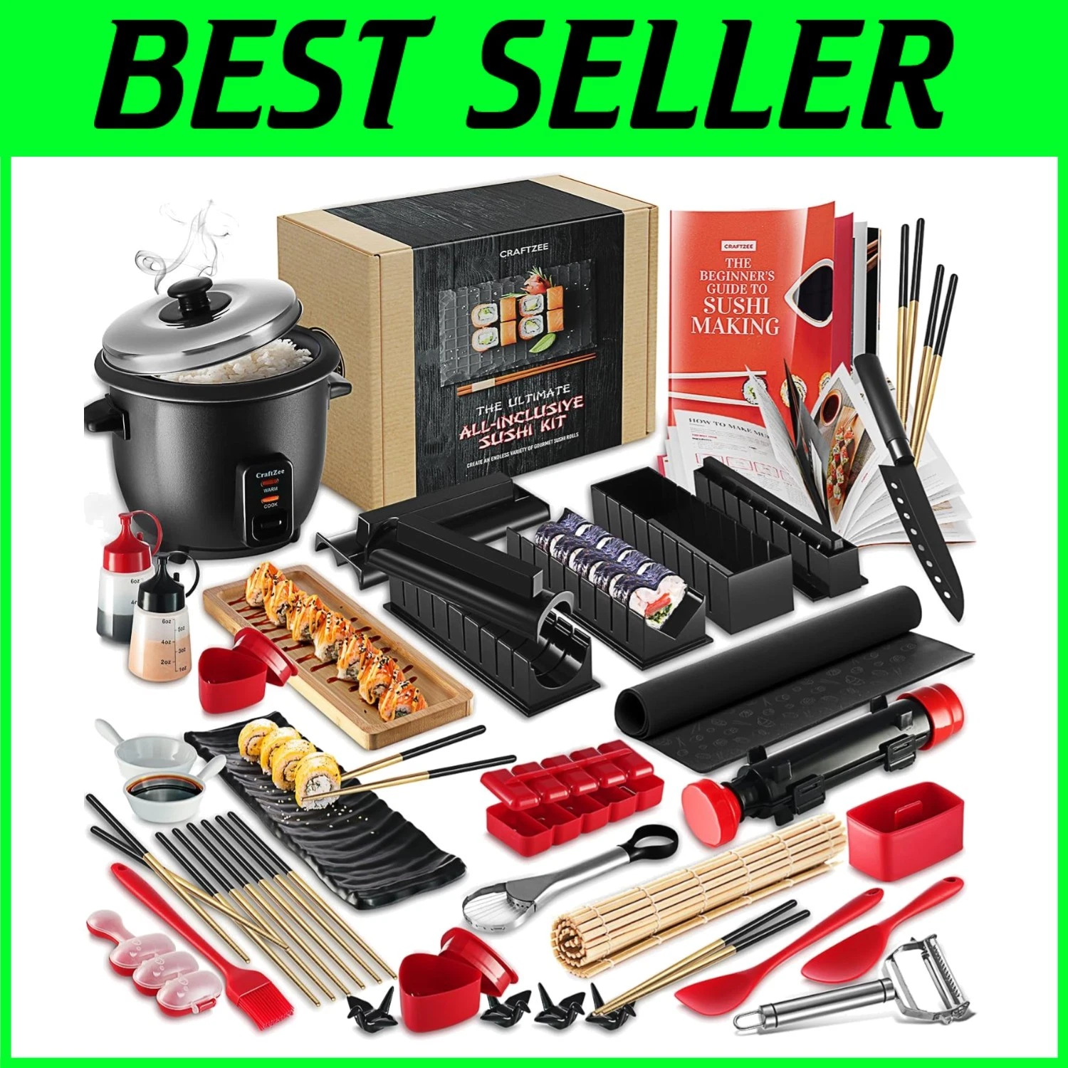 Professional Sushi Maker Set - Step-by-Step Guide
Opens in a new window or tab