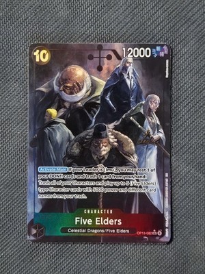 Five Elders Alt Art (OP13-082 SR) One Piece TCG (ENGLISH)