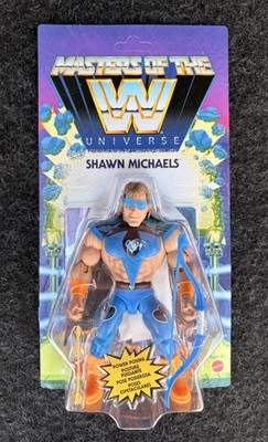 WWE X Masters of the Universe Figur SHAWN MICHAELS 15 cm BOW in Hand ! NEU OVP