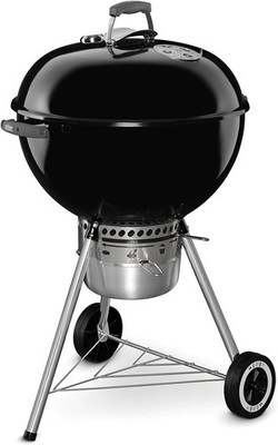 Weber Original Kettle Premium Charcoal Grill, 22-Inch, Black   Outdoor BBQ Grill