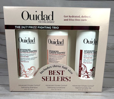Ouidad Advanced Climate Control Defrizzing Shampoo Conditioner Gel Set 8.5Oz
