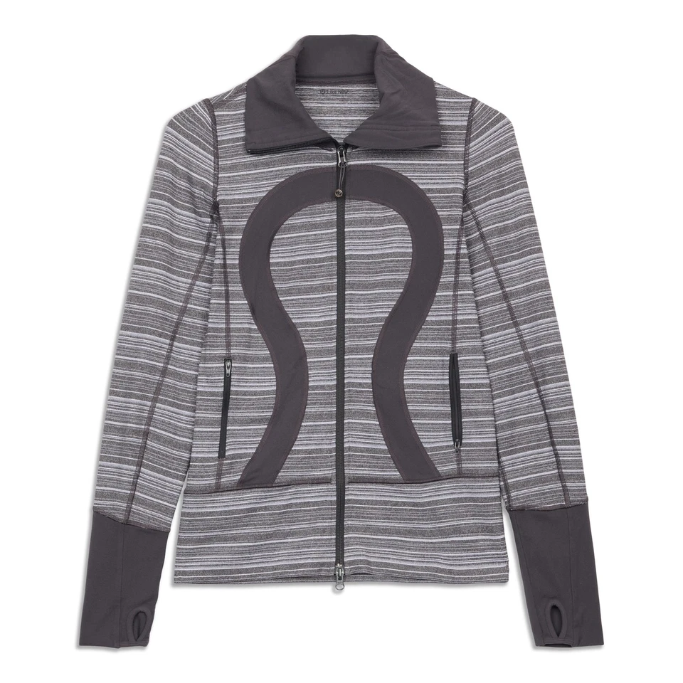 Chaqueta informal con cremallera para mujer Lululemon talla 4 multi