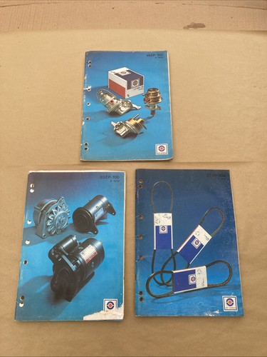 AC Delco Teilekatalog’s 1970’s Fuel Pumps, Fan Belts, Starter Motors, Dynamos