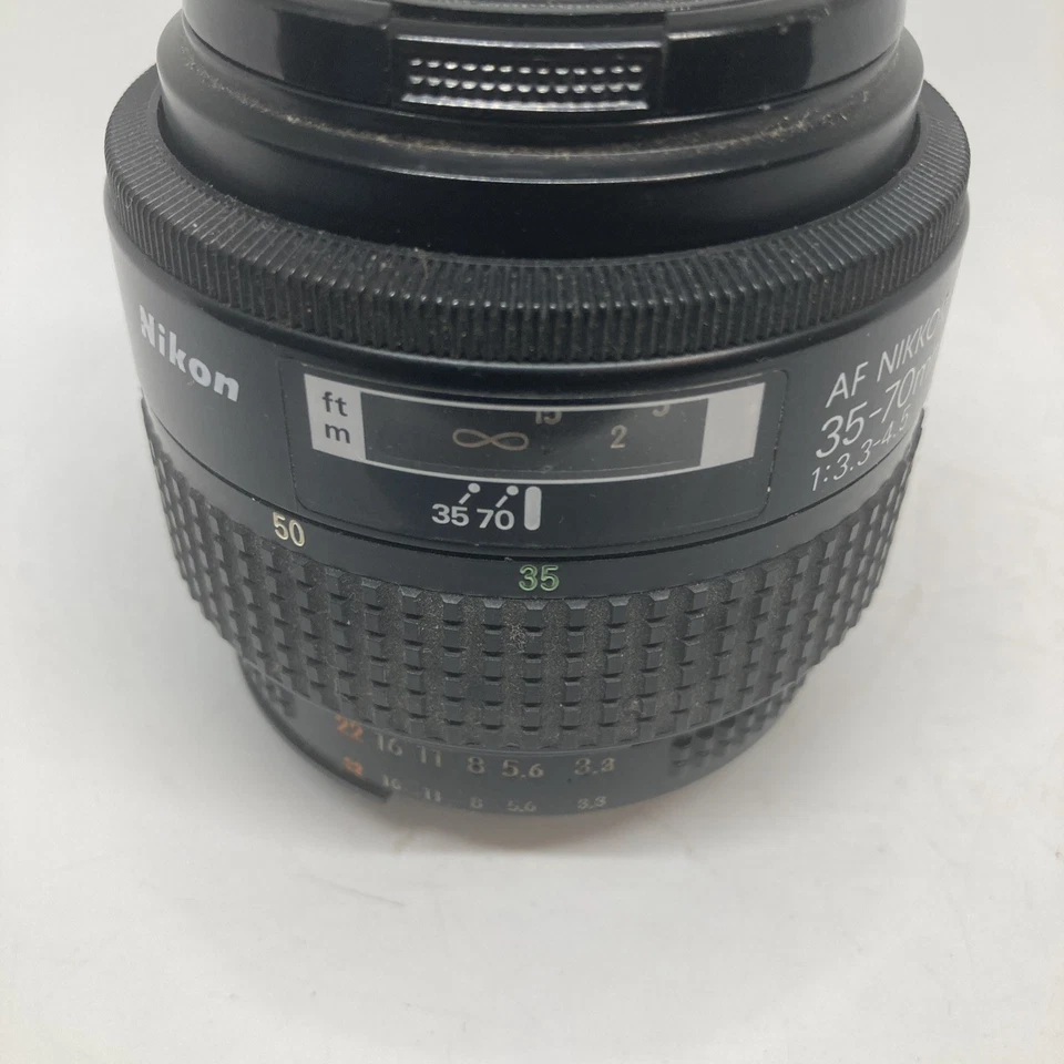 Nikon Lens AF Nikkor 35-70mm 1:3.3-4.5 With Manual and Misc Japan - Image 4 of 4