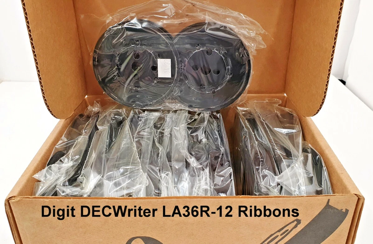 DECWRITER DIGITAL LA36R-12 caja de 12 CINTAS para LA36 - CAJA SELLADA GENUINA