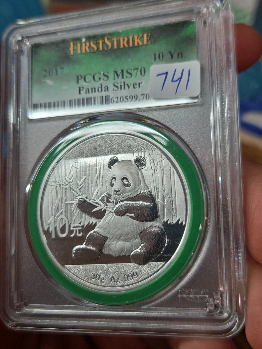 Chinese Panda MS 70 Graded 2017 Silver Bullion Coins for sale | eBay